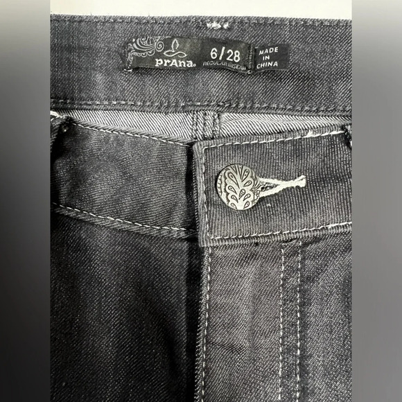 PRANA Women’s‎ gray KAYLA denim crop pants size 6/28. - Picture 12 of 16